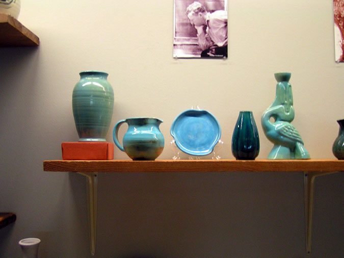 Left Side Older Pieces - Various shade of Blue